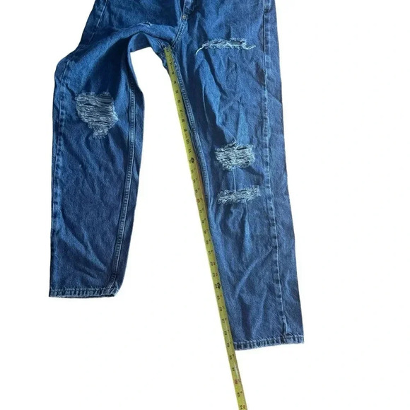 BDG Sustain Blue Mom Jeans Denim Distressed High Waisted W 30 - Picture 4 of 10